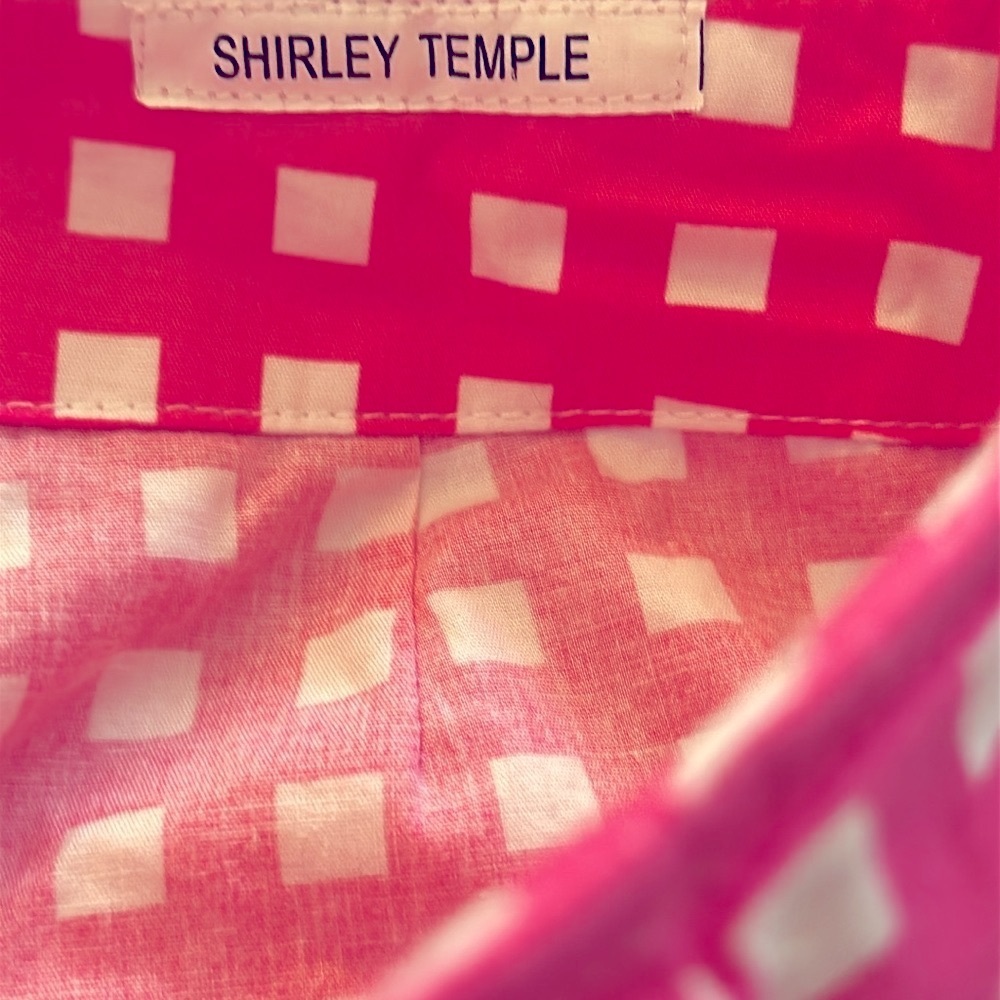 Golftini Shirley Temple Skort Pink White Plaid Rope Trim Scallop Hem Size 8L - Picture 9 of 9